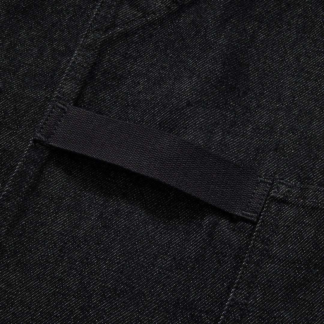 Abalone Black Denim Crossback Apron - Image 3