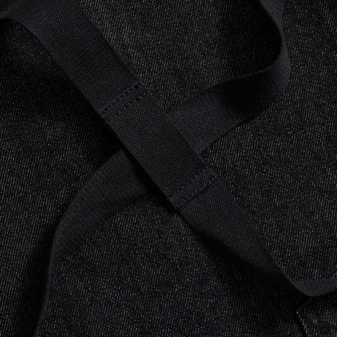 Abalone Black Denim Crossback Apron - Image 4