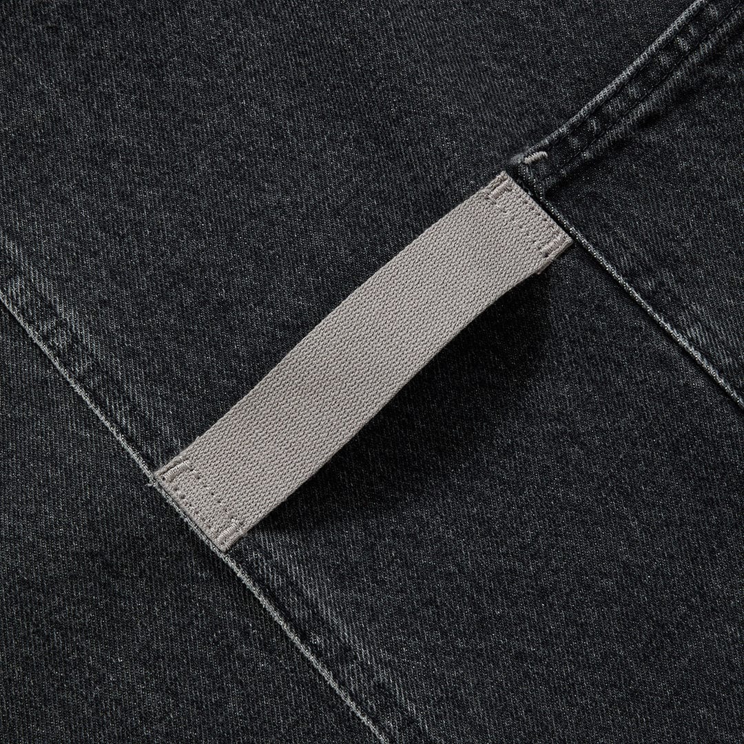 Oyster Gray Denim Essential Apron - Image 3
