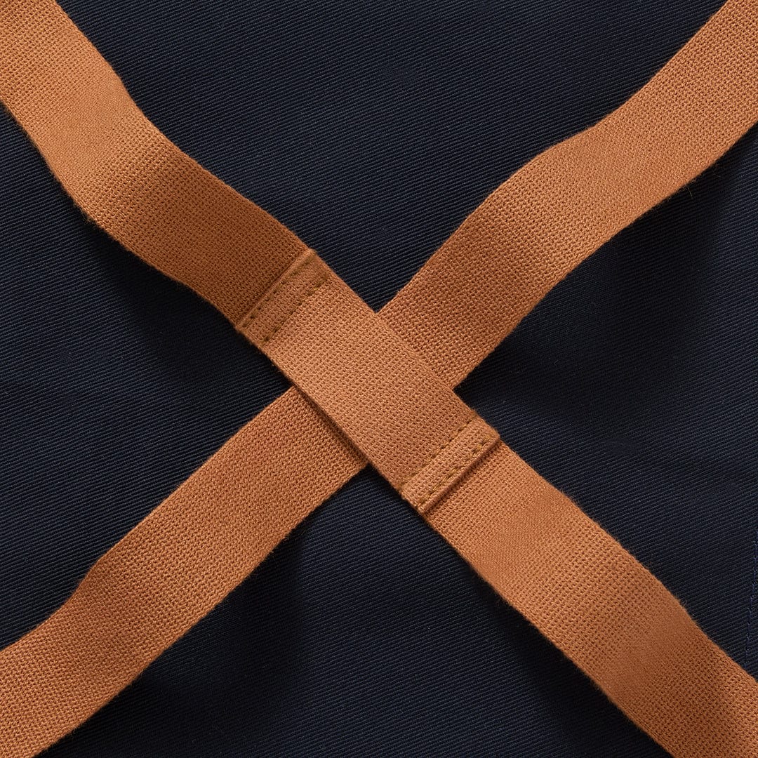 Midnight Blue Crossback Apron - Image 4