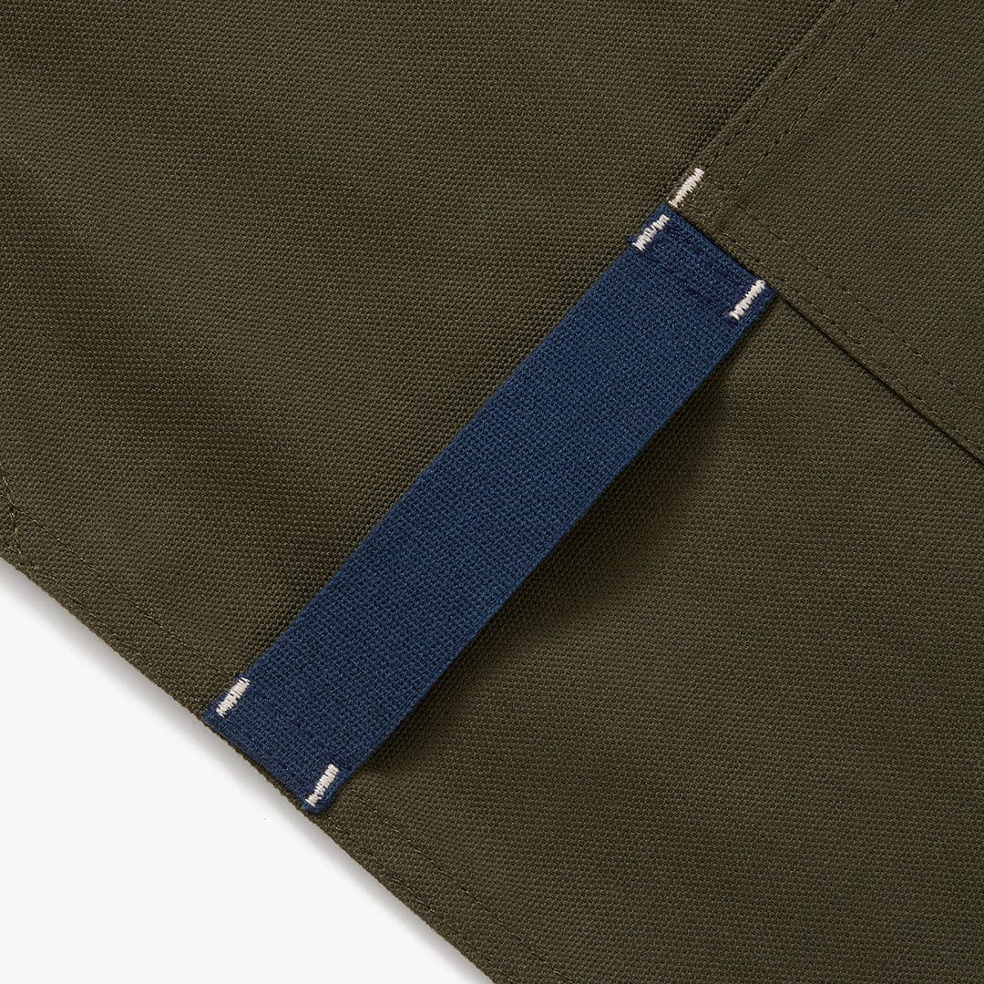 Olive Green Crossback Apron - Image 3