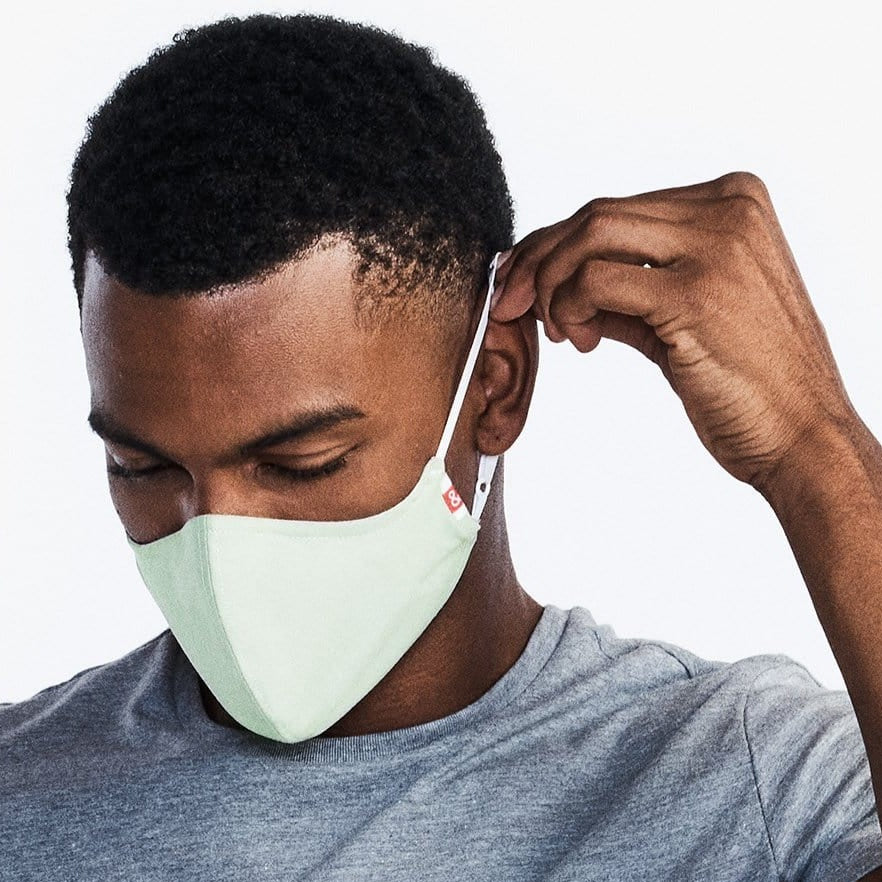 The Wake Up & Fight Mask 3 Pack - Green Oxford - Image 3