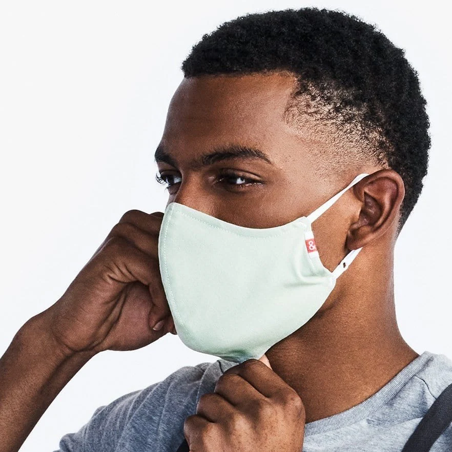 The Wake Up & Fight Mask 3 Pack - Green Oxford - Image 4